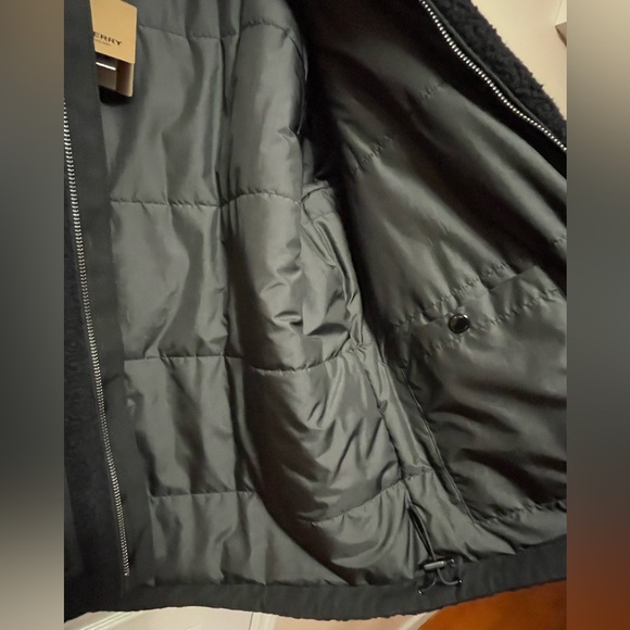 BURBERRY Rabbit Appliqué Fleece Funnel Neck Bomber Jacket - Brand New With Tags - Picture 8 of 11